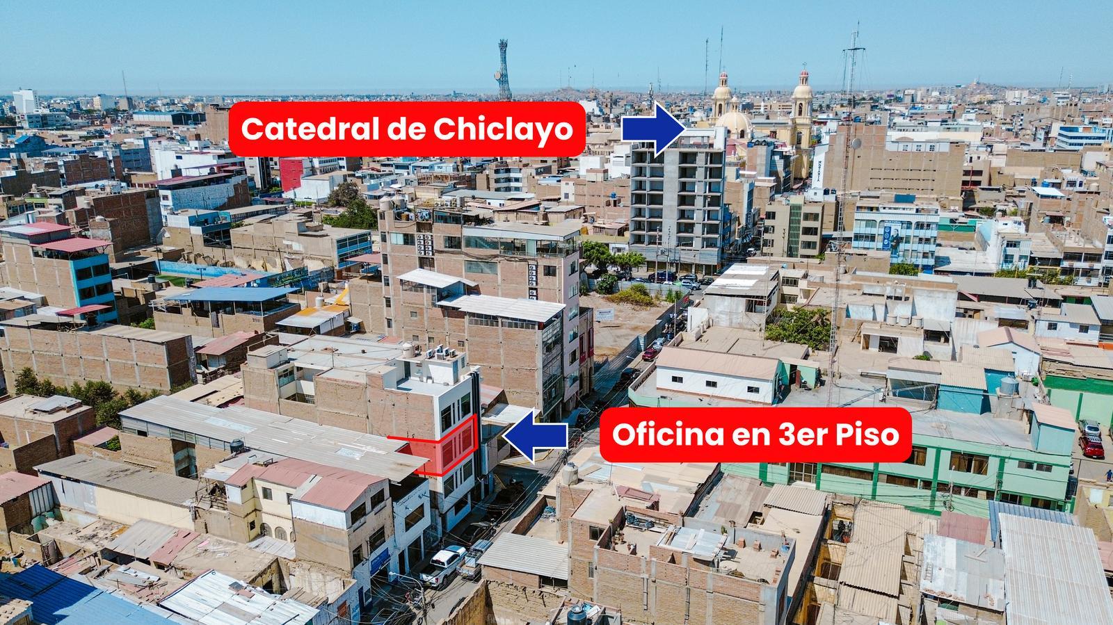 ALQUILER DE OFICINA AMOBLADA EN CENTRO DE CHICLAYO