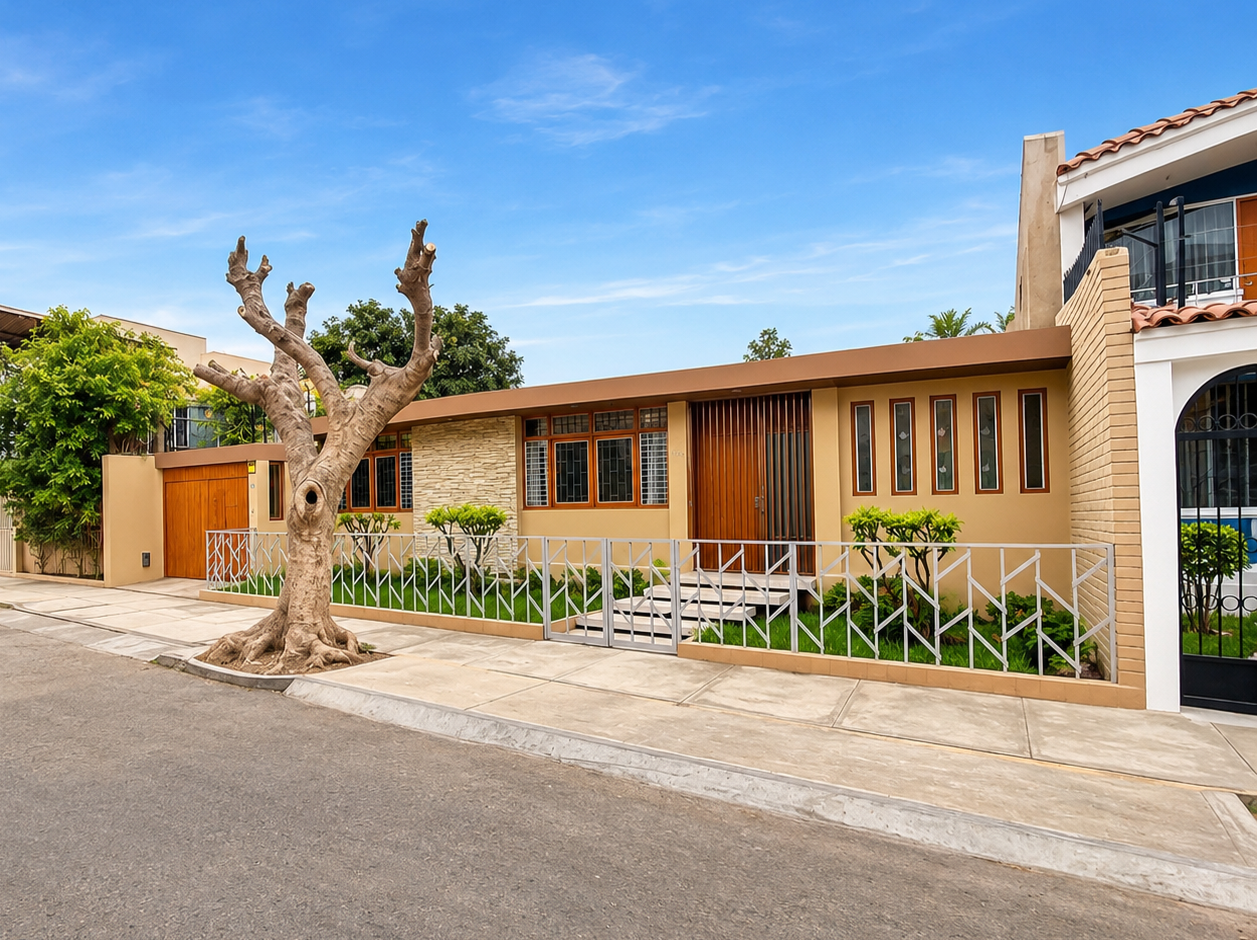 HERMOSA CASA 362m² EN SANTA VICTORIA, CHICLAYO